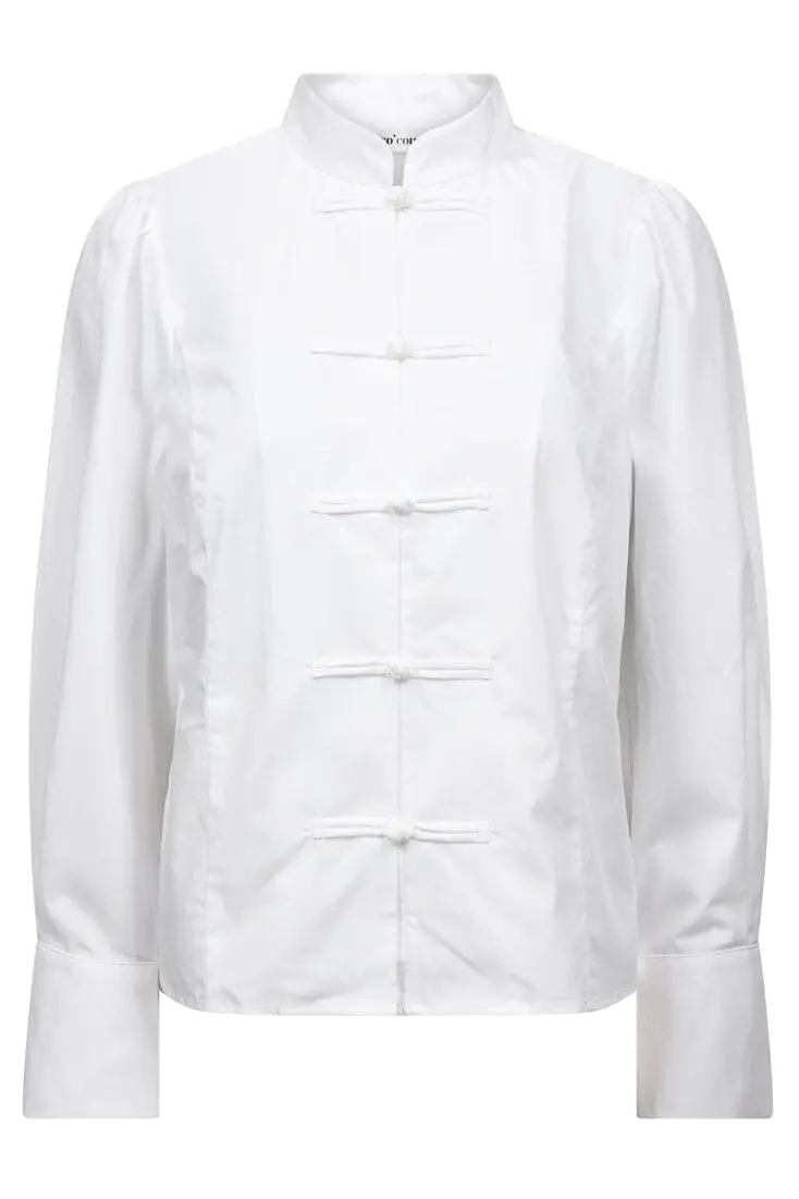 Co´Couture - Viannecc Button Shirt 506464 - 10001 - White