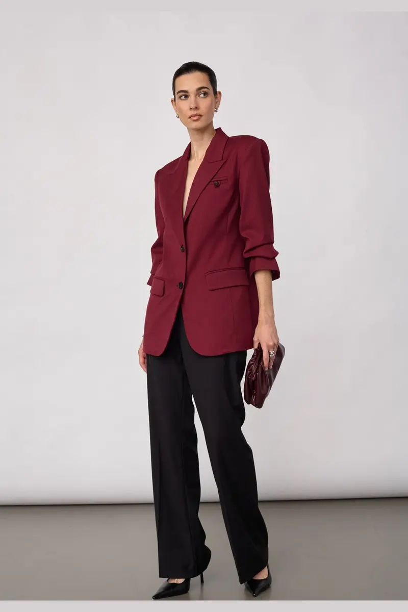 Co´Couture - Volicc Shoulder Blazer 500285 - 30006 - Berry Red