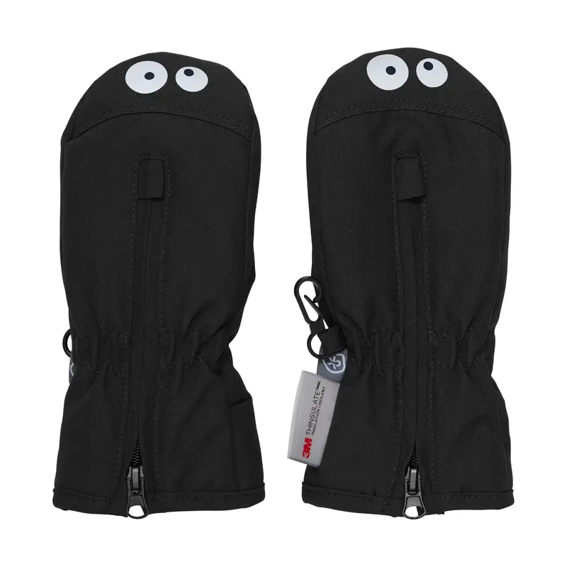 Color Kids Luffer med øjne - Black (1191)