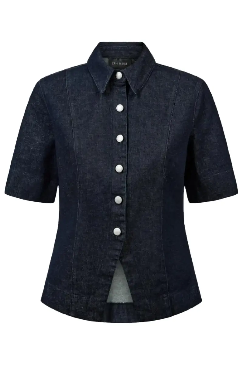 Copenhagen Muse - Cmannais-shirt 211569 - 9159 Dark Blue Denim
