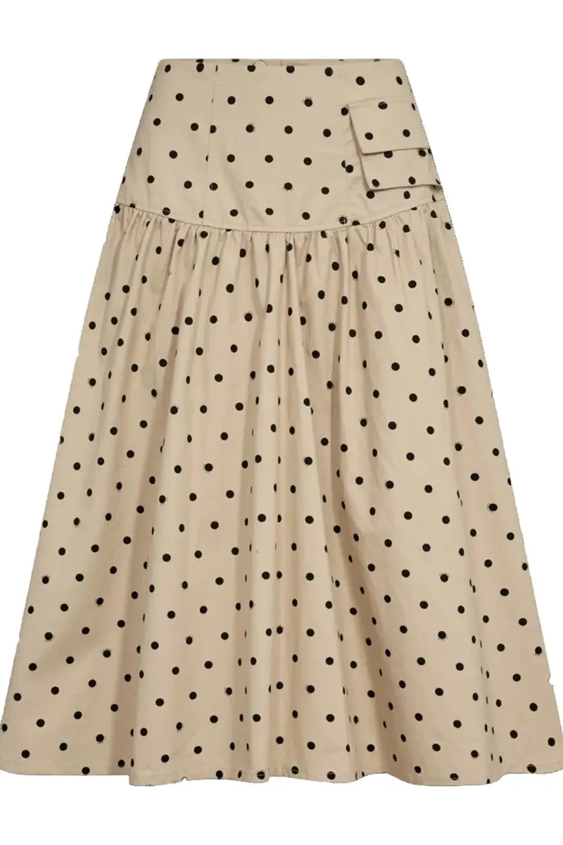 Copenhagen Muse - Cmdottie-skirt 211559 - 8744 Angora W, Black