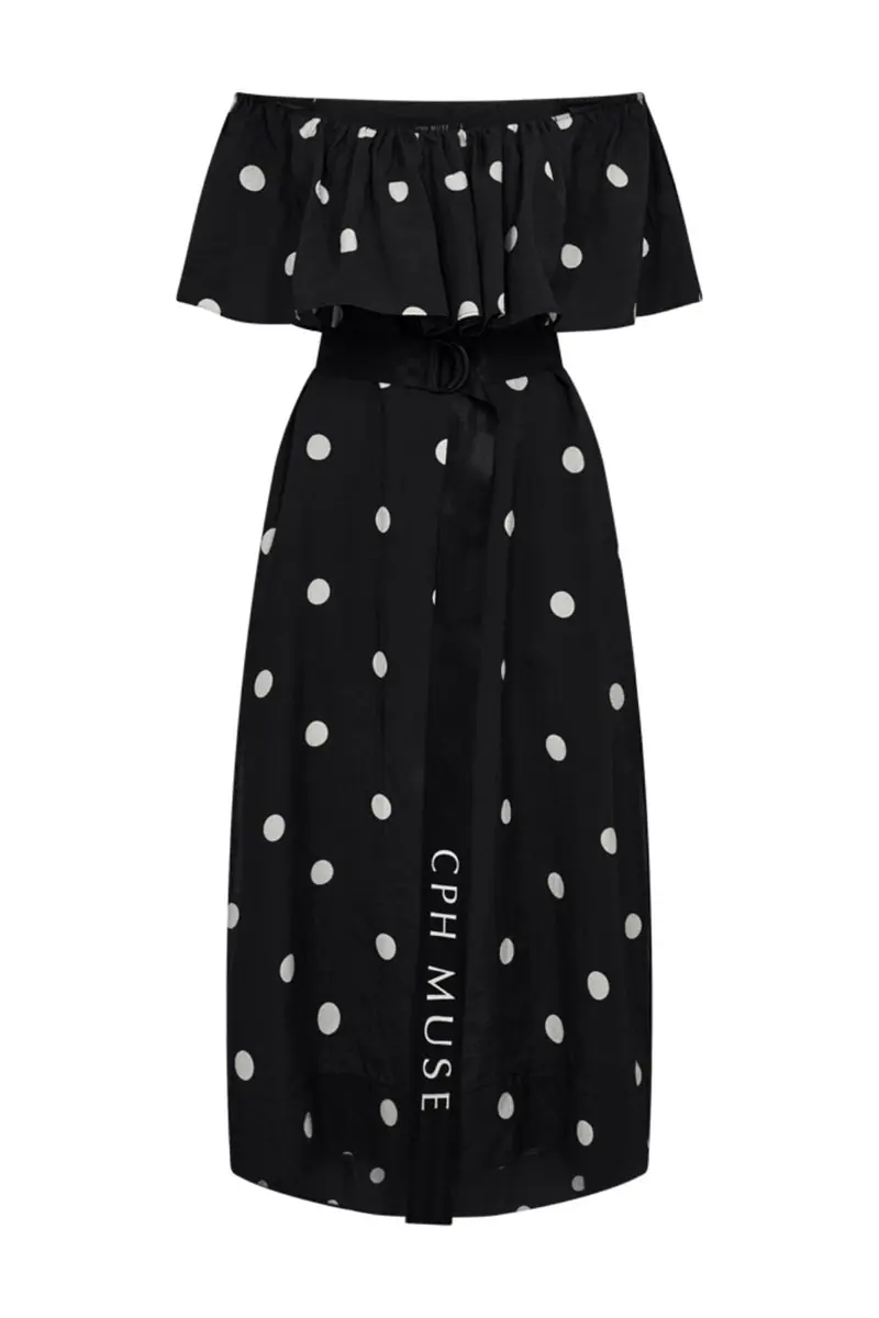 Copenhagen Muse - Cmfie-dress 208352 - 9217 Black W, Jet Stream