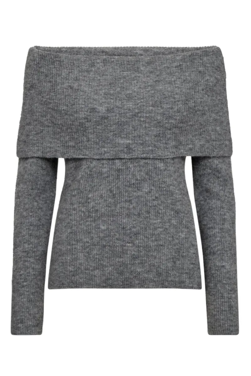 Copenhagen Muse - Ibra-pullover 203366 - 1040 Med, Grey Melange
