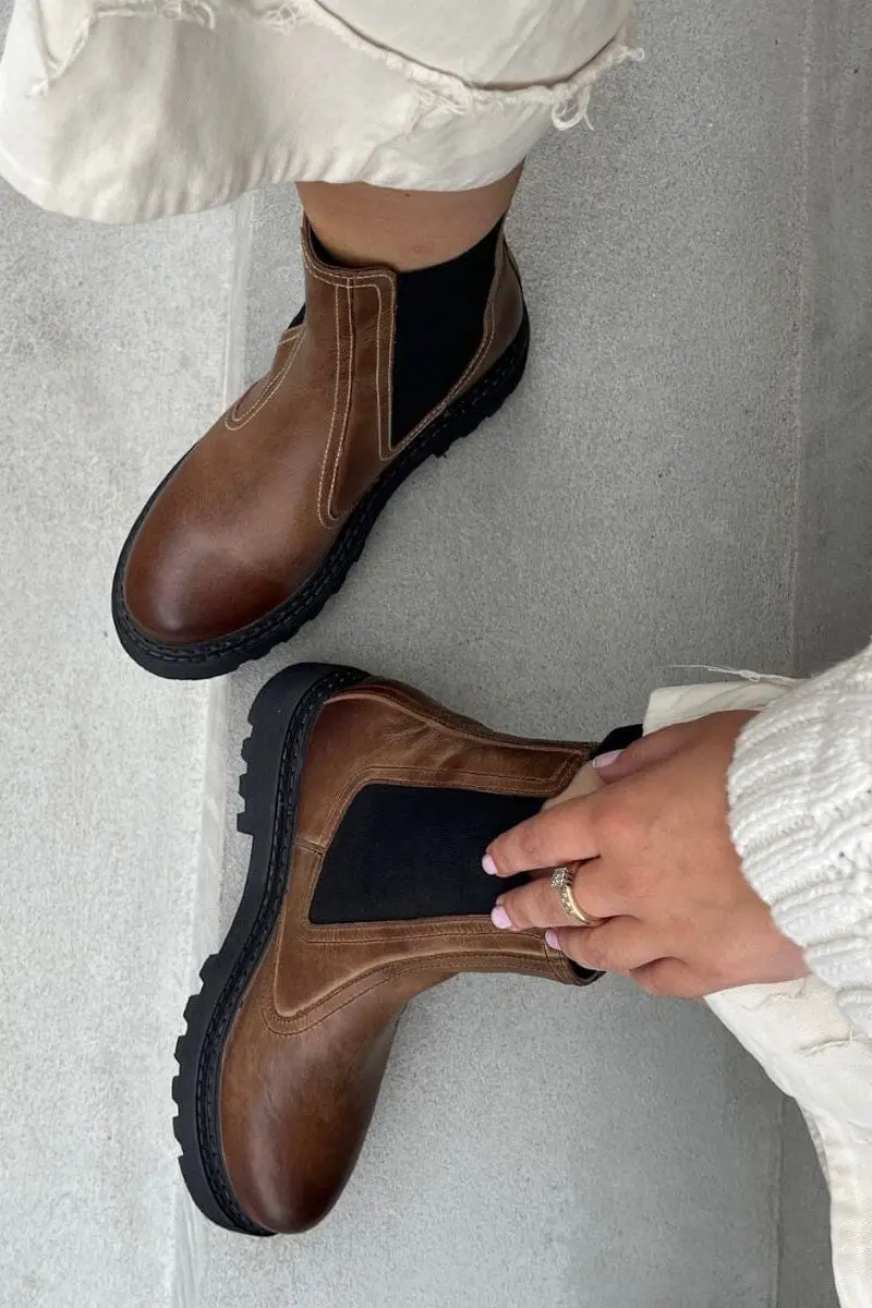 Copenhagen Shoes - Ankle Boot Cs9054 - 0500 - Brown/Black