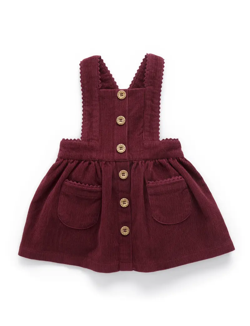 Corduroy Pinnie - Huckleberry