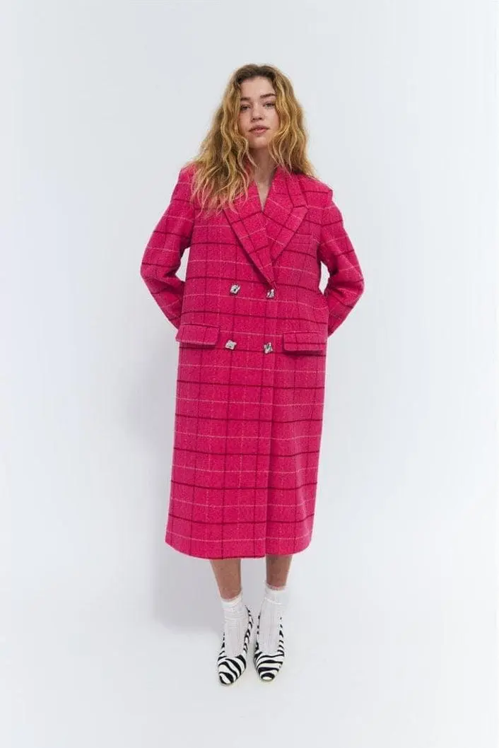 Cras - Sloane Coat C784 - Pink Queen