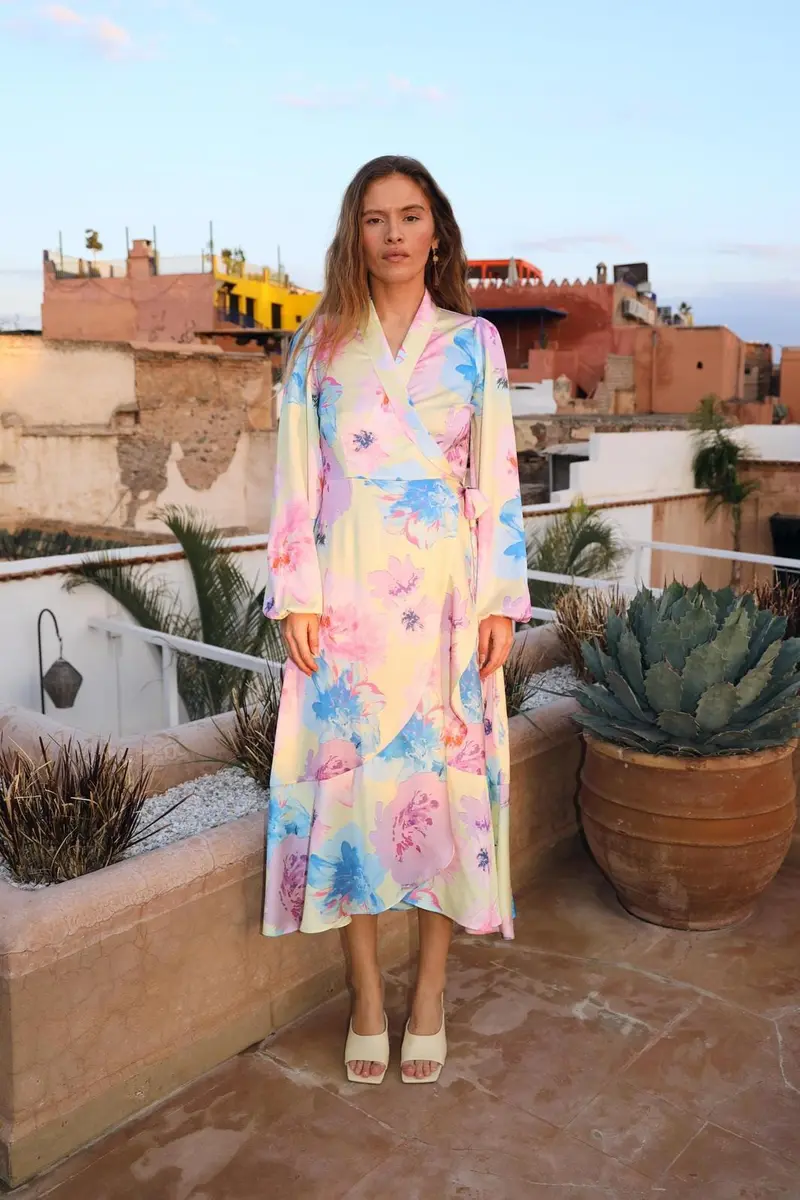 Cras x Molly&My - Lara Dress C489 - Pale Peony Yellow