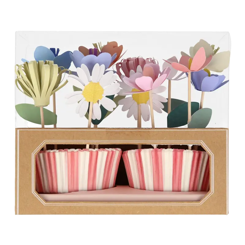 Cupcake kit, Flower garden