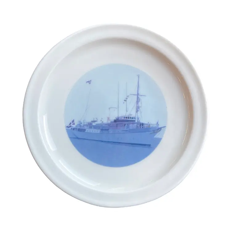 DANNEBROG Platte | Tallerken | Porcelæn