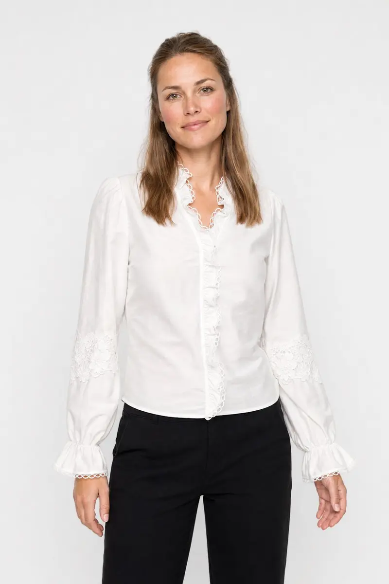 Dear Molly - Mette Shirt Shirt Ch156034b  - White