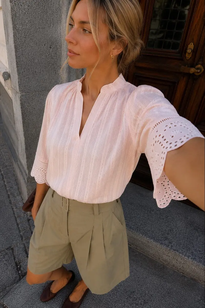 Dear Molly - Molly Shirt  Ch168687b - Pink