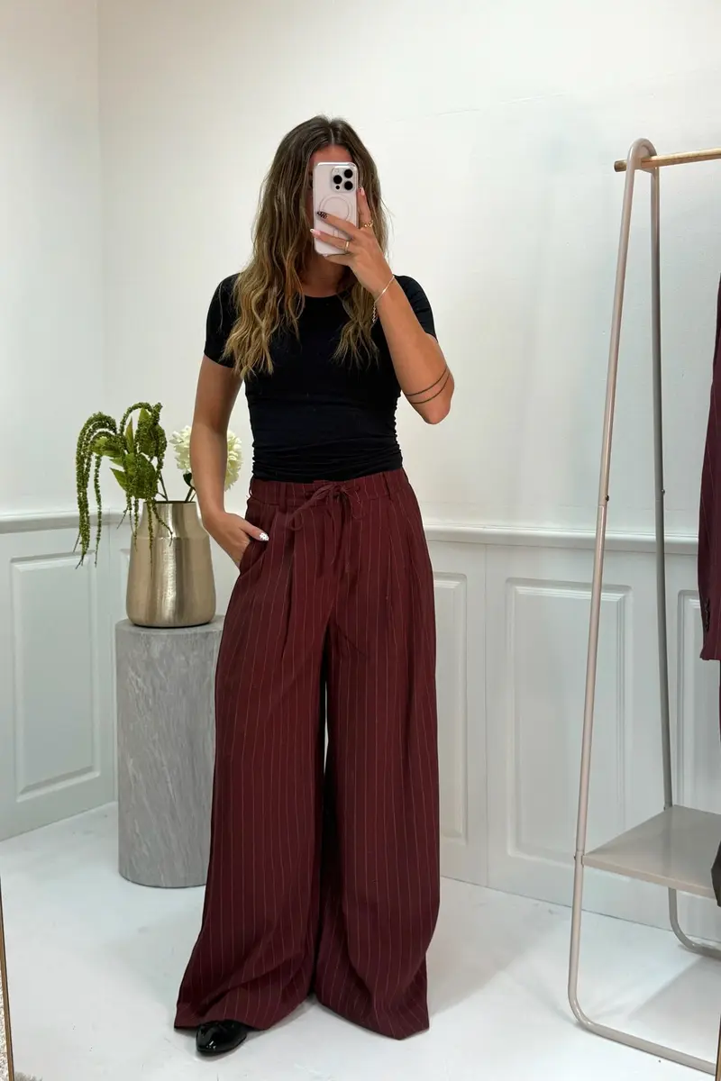 Dear Molly - Norah pants 165003b - wine