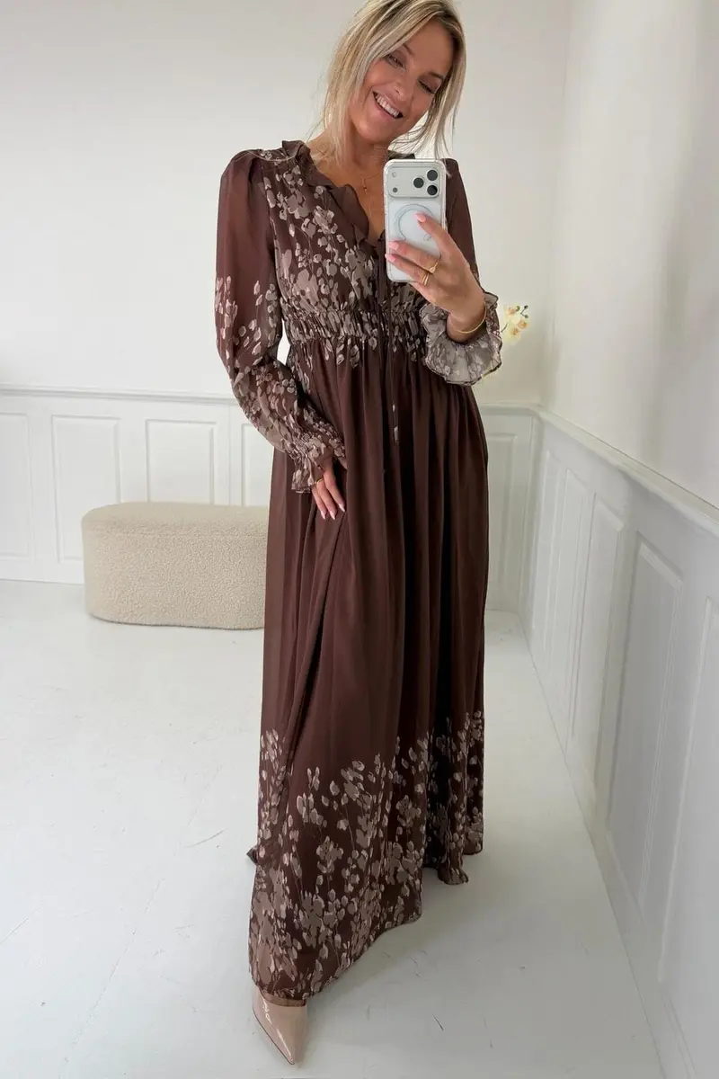 Dear Molly - Sama Dress - Brown / Taupe
