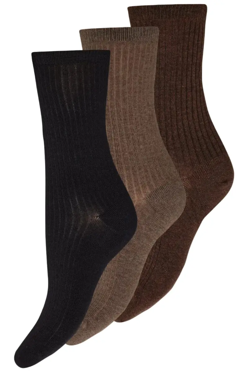 Decoy - 3-Pack Ankle Sock Bamboo 21345-75 - 10094 - Multifarvet