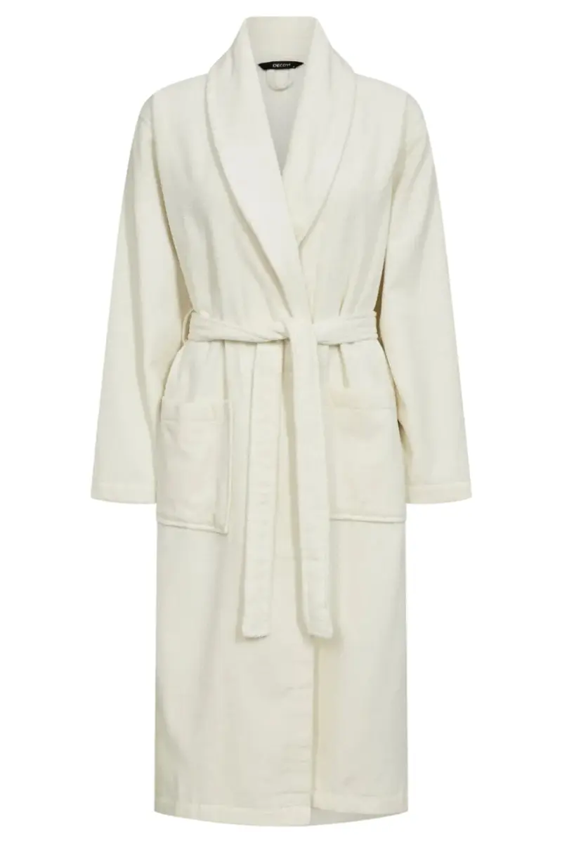 Decoy - Long Terry Robe 88083-93 - 80 - Hvid