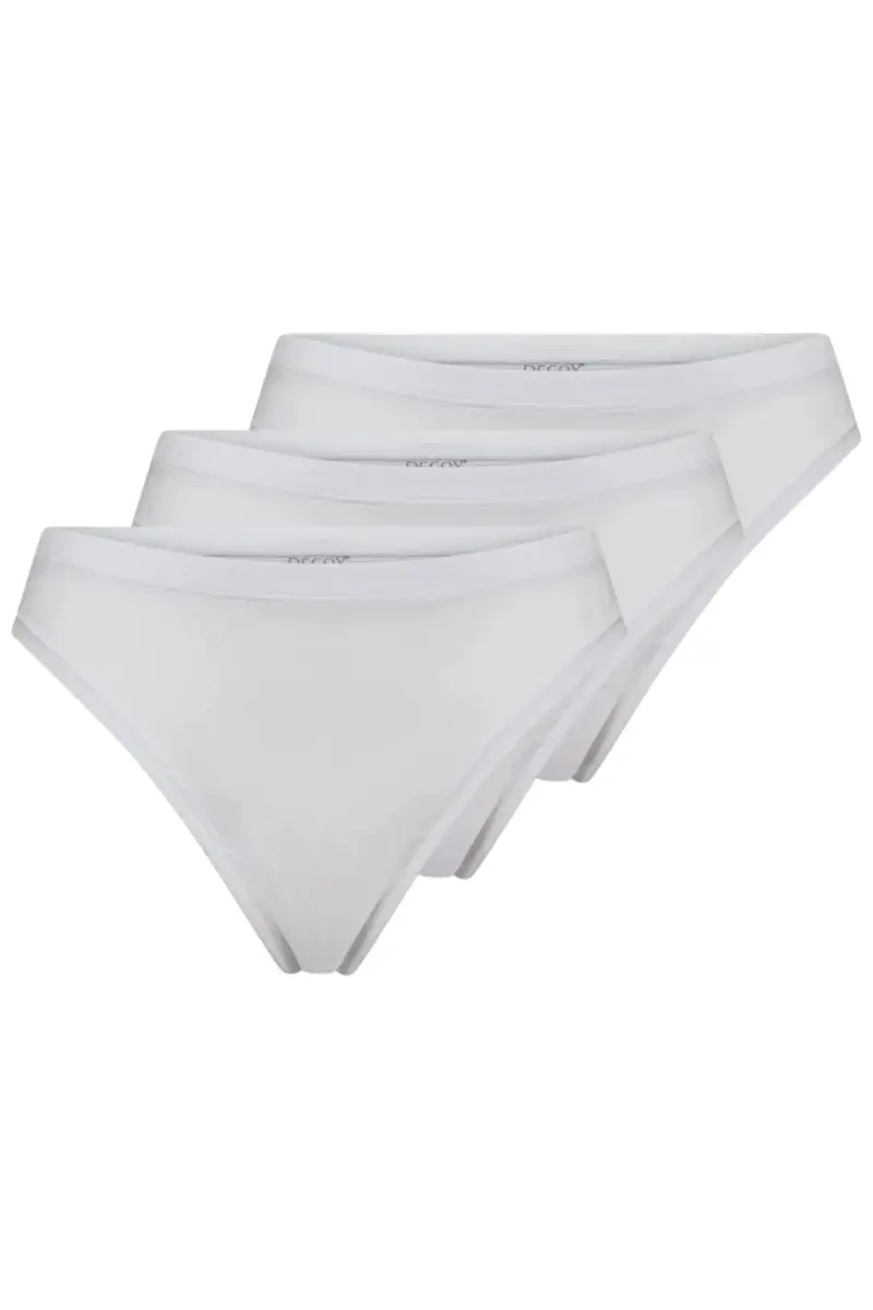 Decoy - String 3-Pack, Bamboo 8600-62 - 1 - Hvid