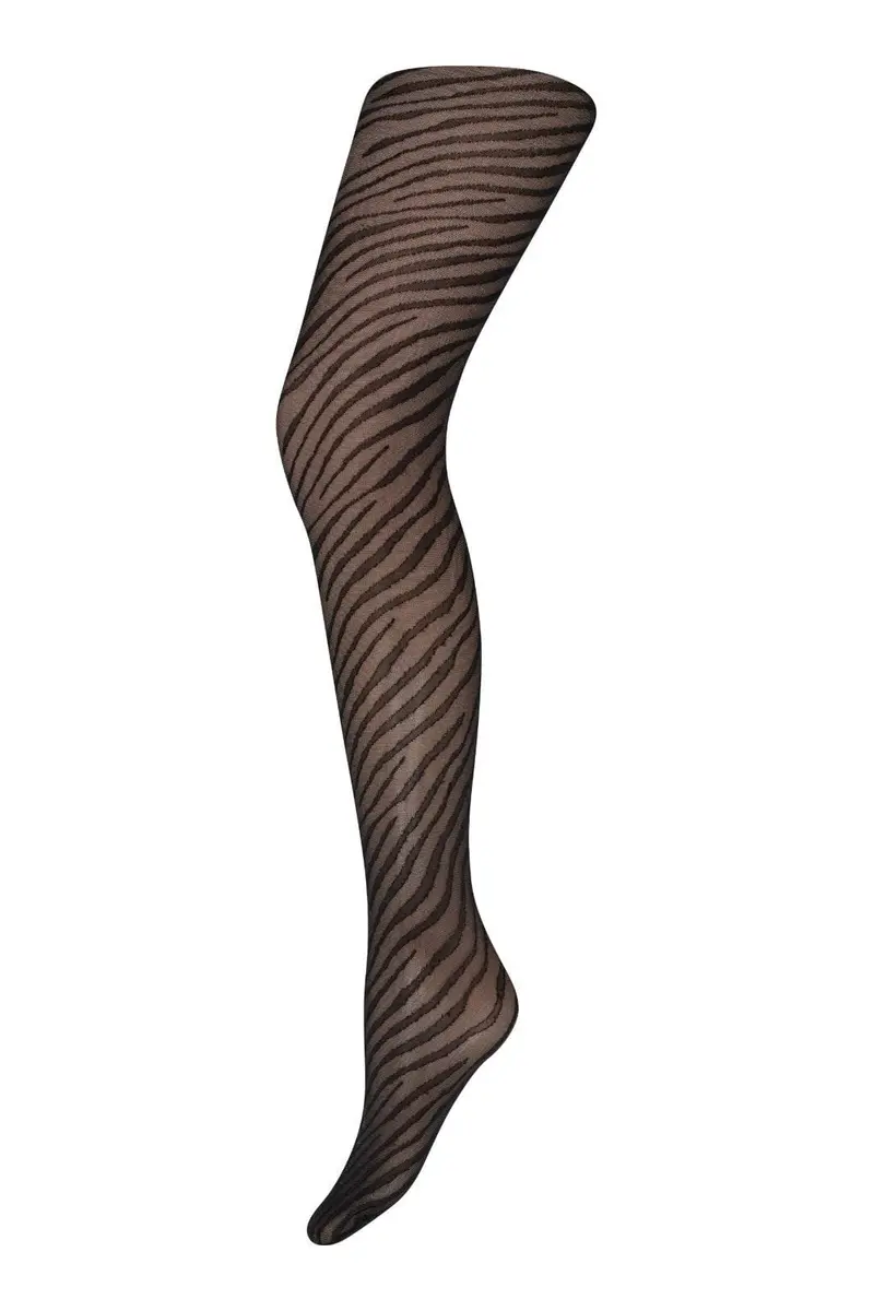 Decoy - Tights Zebra 25 Denier 16035-77 - 1100 - Sort