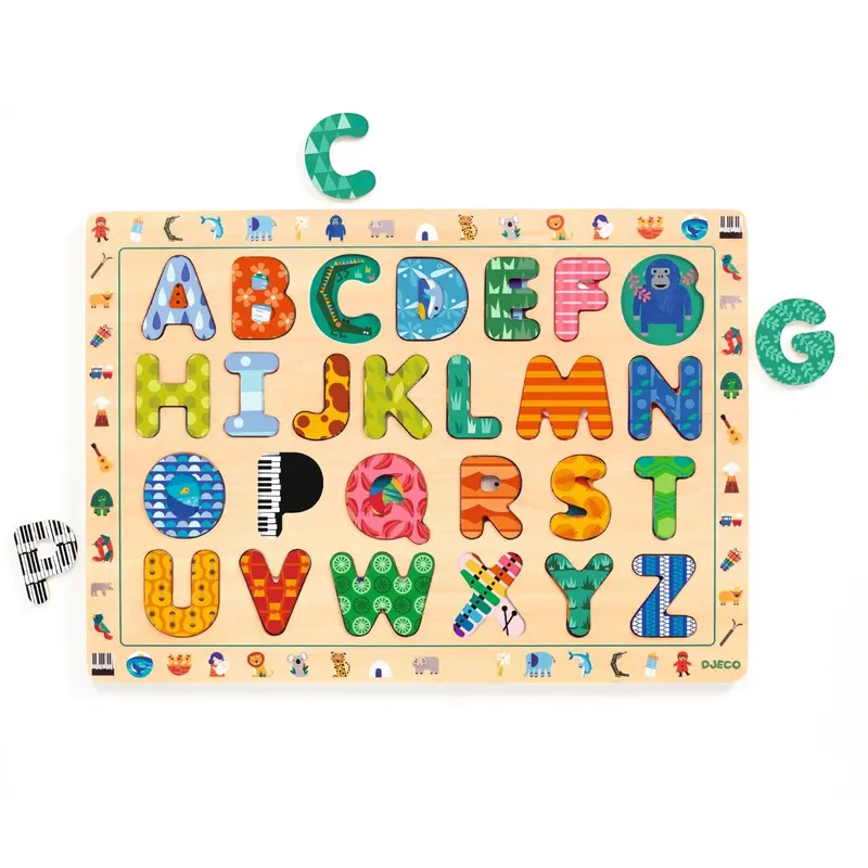 Djeco ABC puslespil