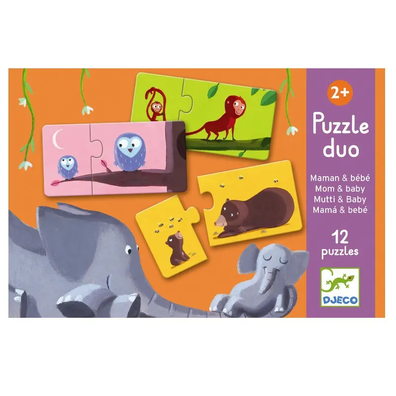 Djeco puzzle duo, Mor og barn