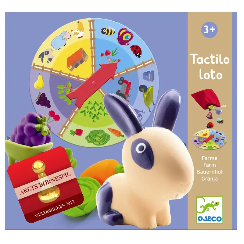 Djeco spil, Tactilo Loto bondegård