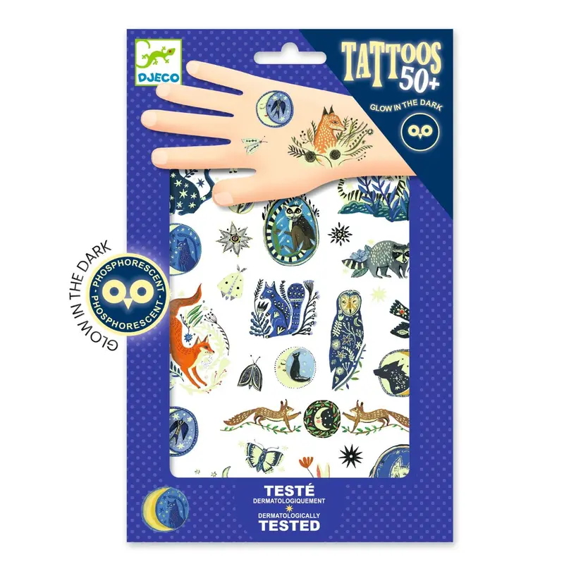 DJECO TATTOOS GLIMMER I NATTEN