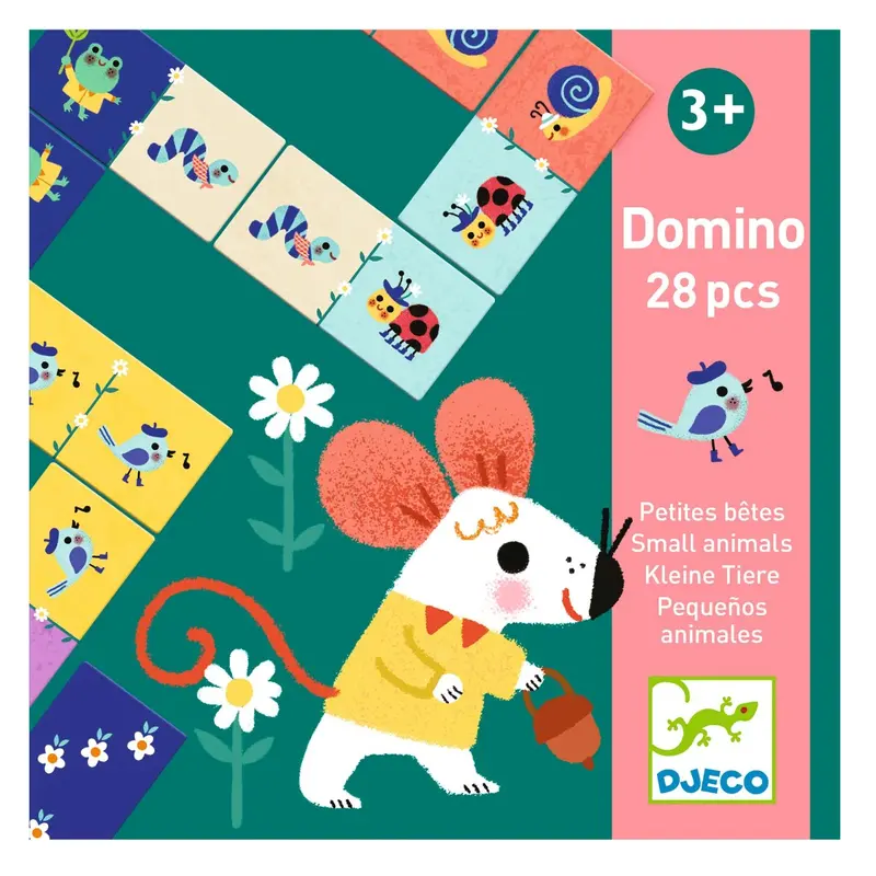 Domino med små dyr