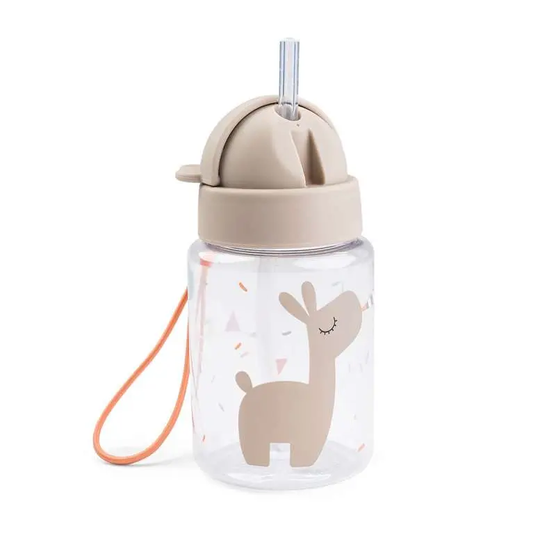 Done by Deer Drikkedunk m. Sugerør - 280ml - Celebration - Sand
