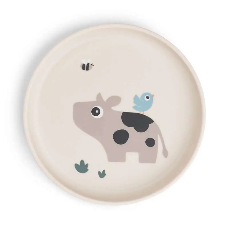 Done By Deer Foodie Tallerken - Tiny Farm - Sand