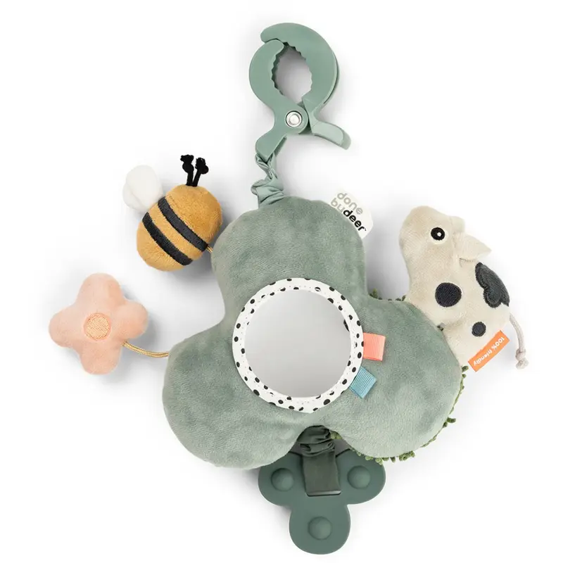 DonebyDeer Tiny Farm Green Aktivitetsspejl Med Clip