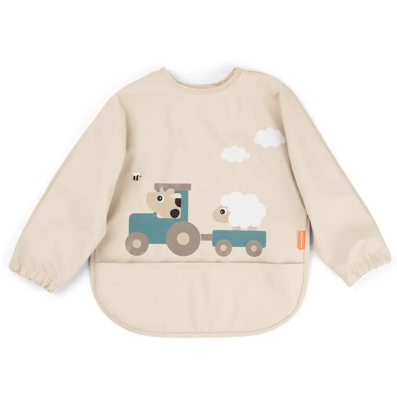 DonebyDeer Tiny Farm Sand Hagesmæk Med Ærmer Og Lomme