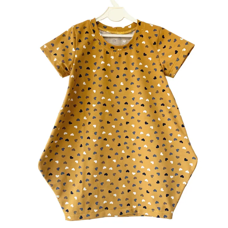 Dress | Yellow with hearts