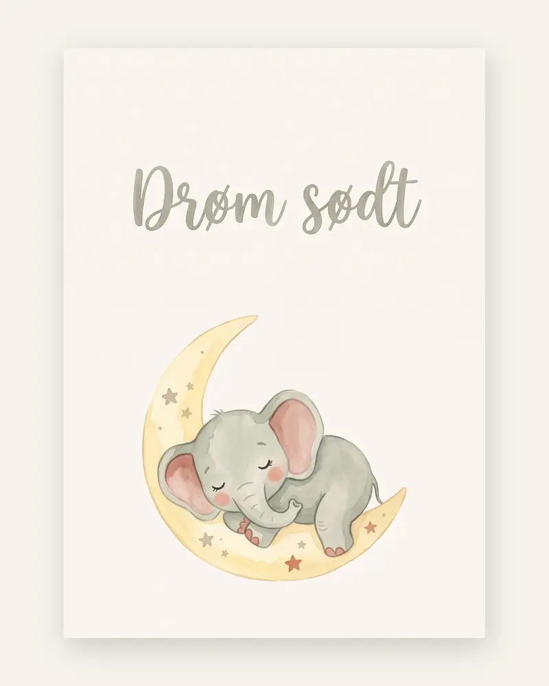 Drøm sødt plakat