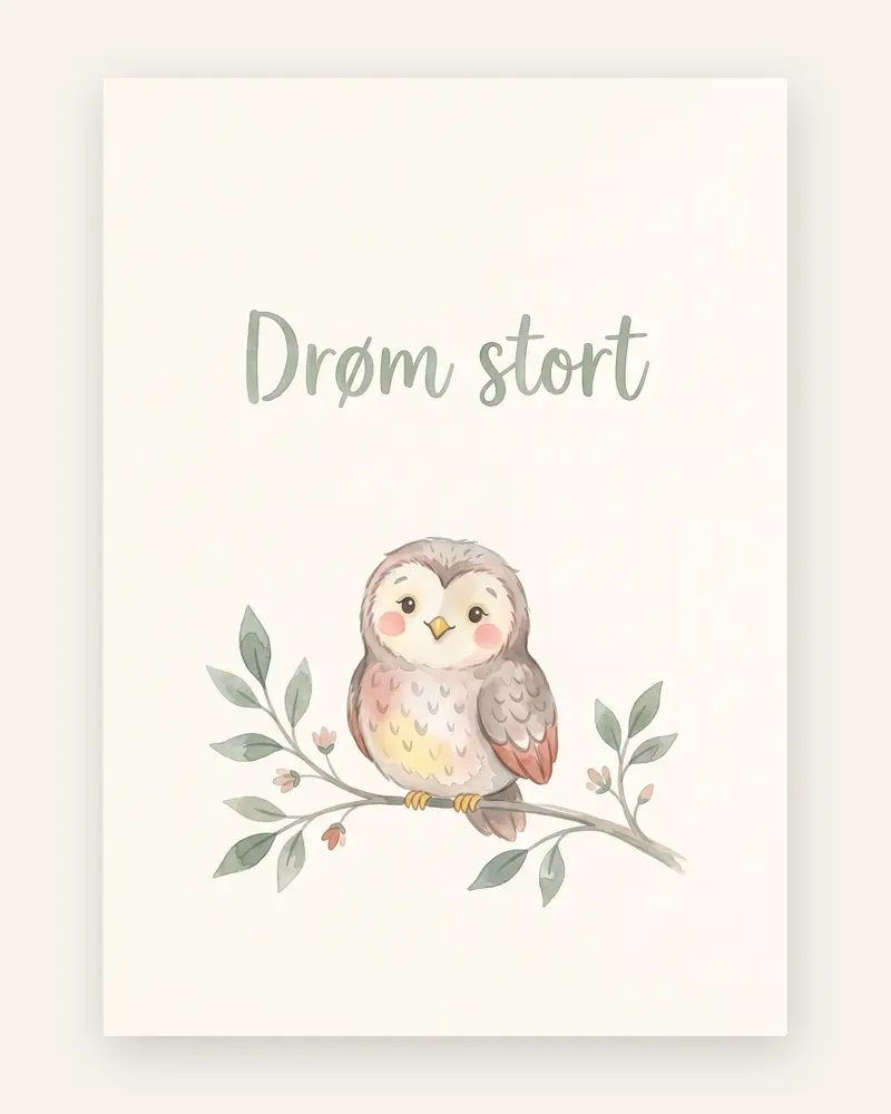 Drøm stort plakat