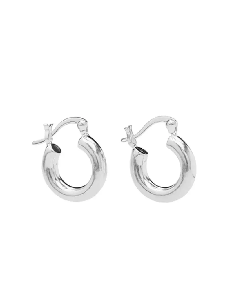 Elise hoops silver