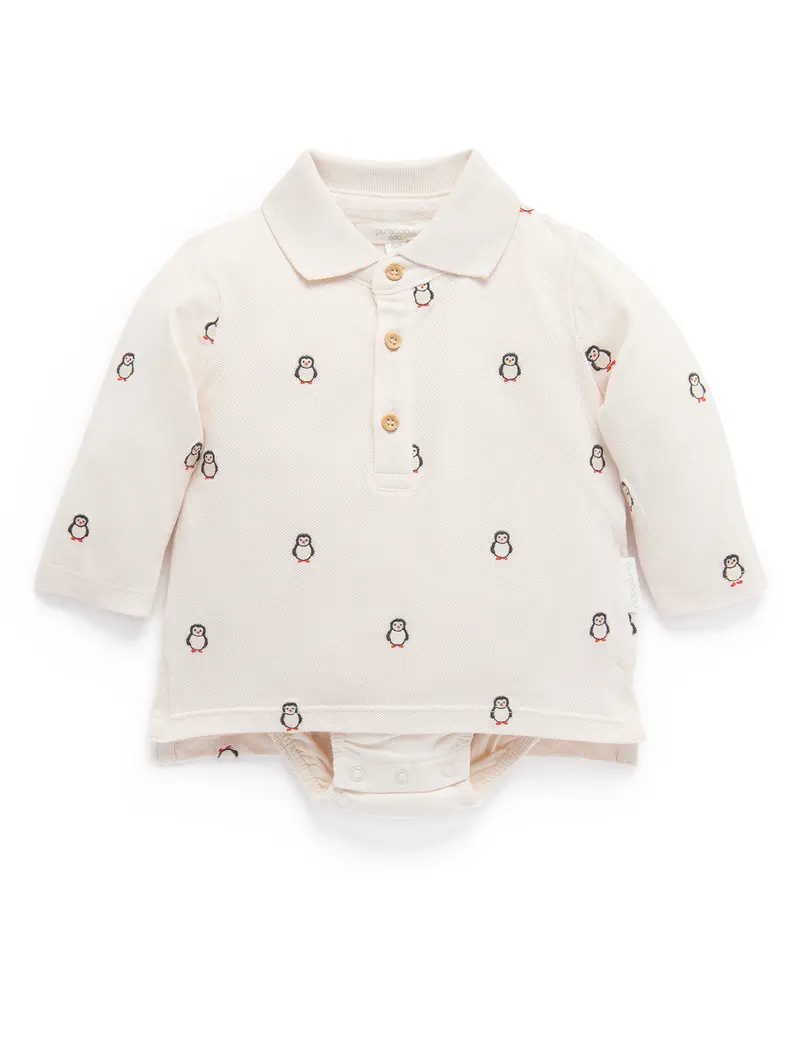 Embroidered Polo - Penguin Broderie