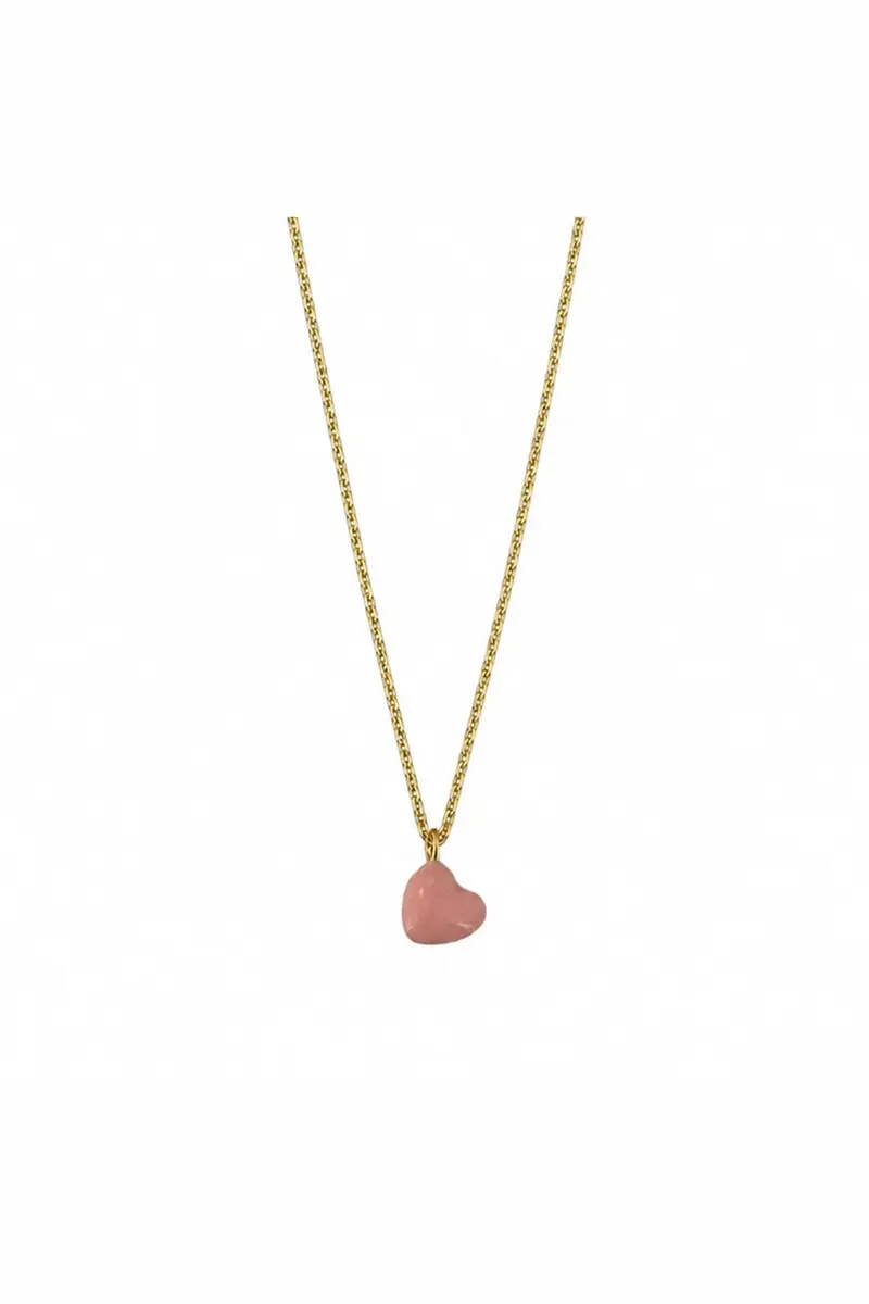 Enamel Copenhagen - Necklace, Grand Amore N162gb - Soft Rose