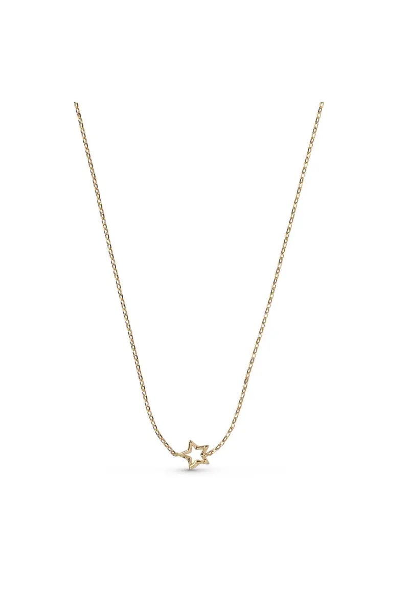 Enamel Copenhagen - Necklace, Organic Star N159gb - Gold Plated