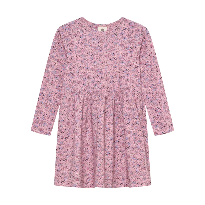 EnFant - Lilla kjole med blomster 220617