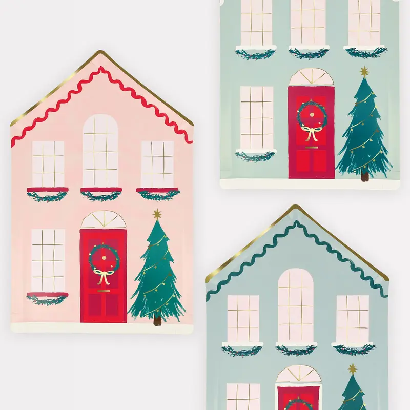 Engangstallerkener, Festive house