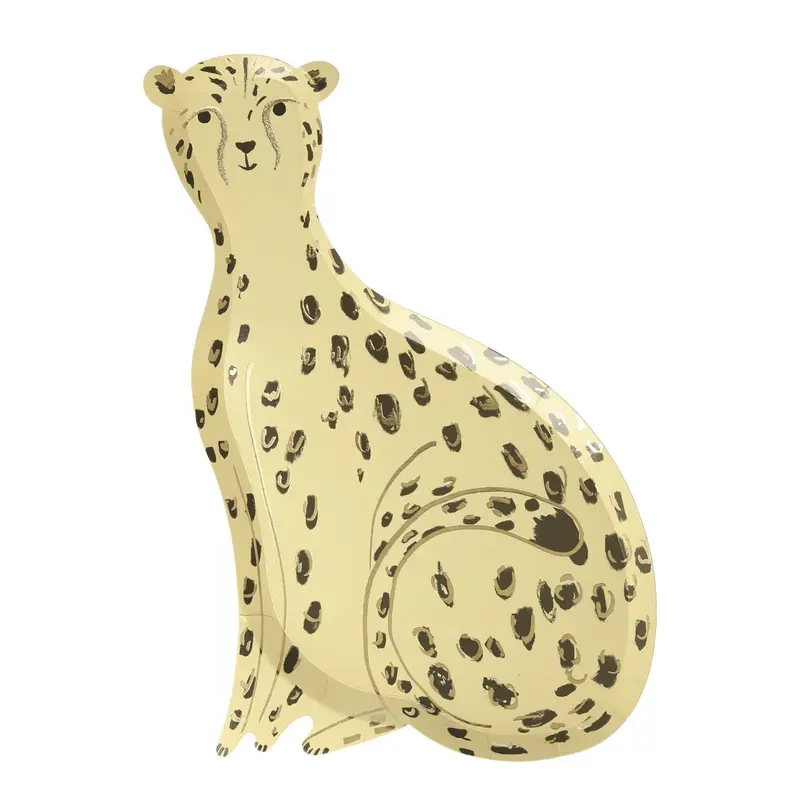 Engangstallerkener, gepard