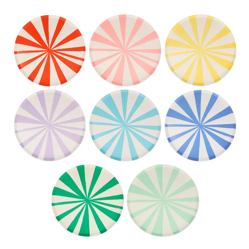 Engangstallerkener, Mixed stripe S