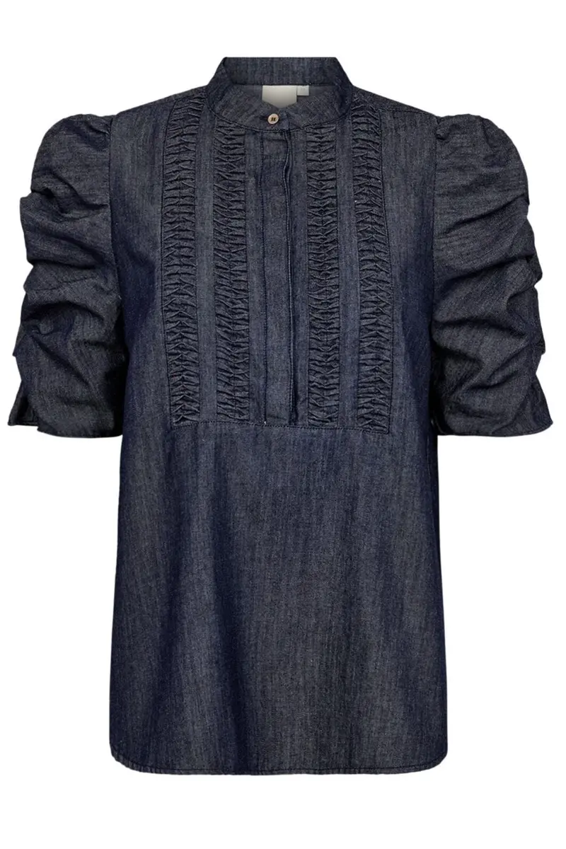 Ennakkotilaus - Ssia - Bellisgo Blouse G2721 - Denim Blue