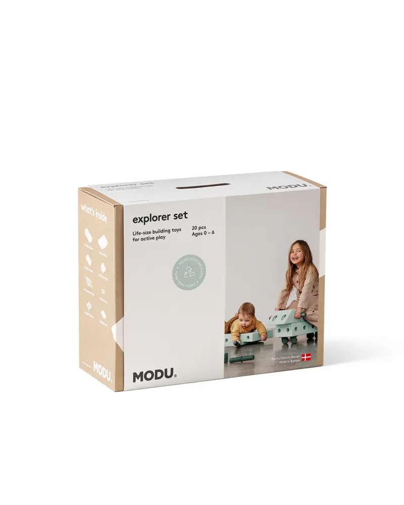 Explorer sæt, Ocean mint / Forest green
