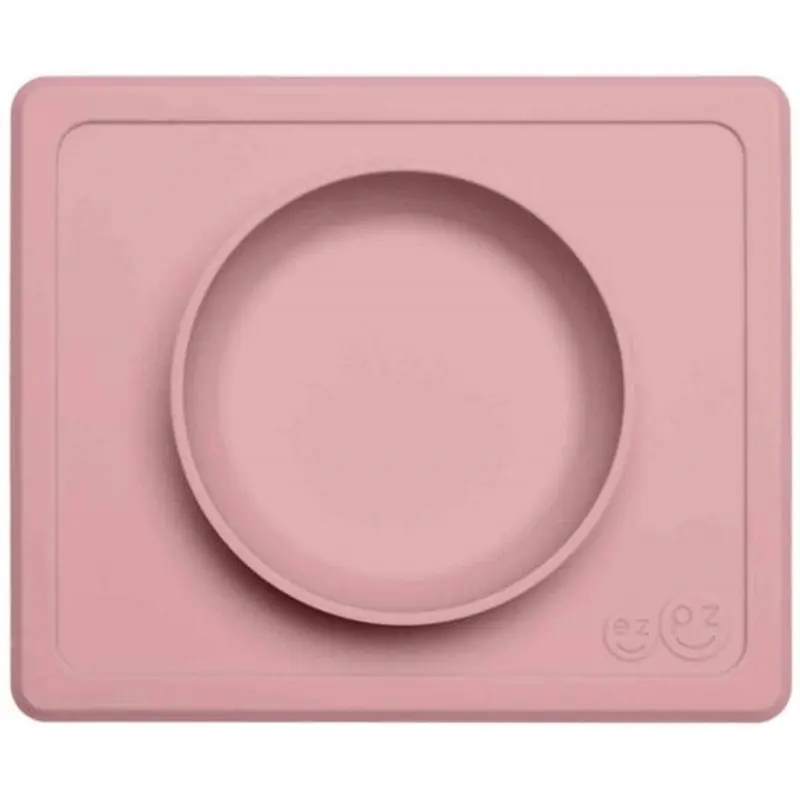 EZPZ Happy Mini Bowl Dækkeserviet + Bowl in One Rose