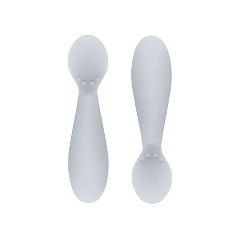 EZPZ Tiny Spoon 2 stk. Silikoneskeer - Lys Grå