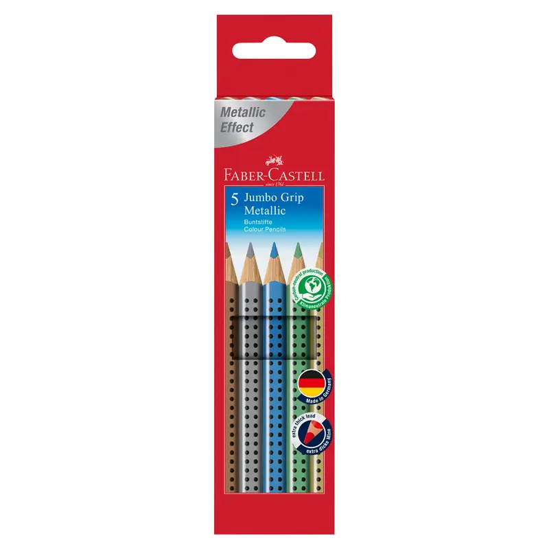 Farveblyanter, Jumbo grib, metallic