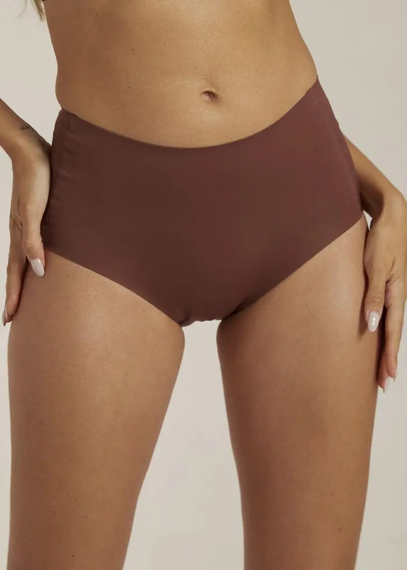Femifemme - Invisible Highwaist Maxi Trusser - Velvet Chocolate