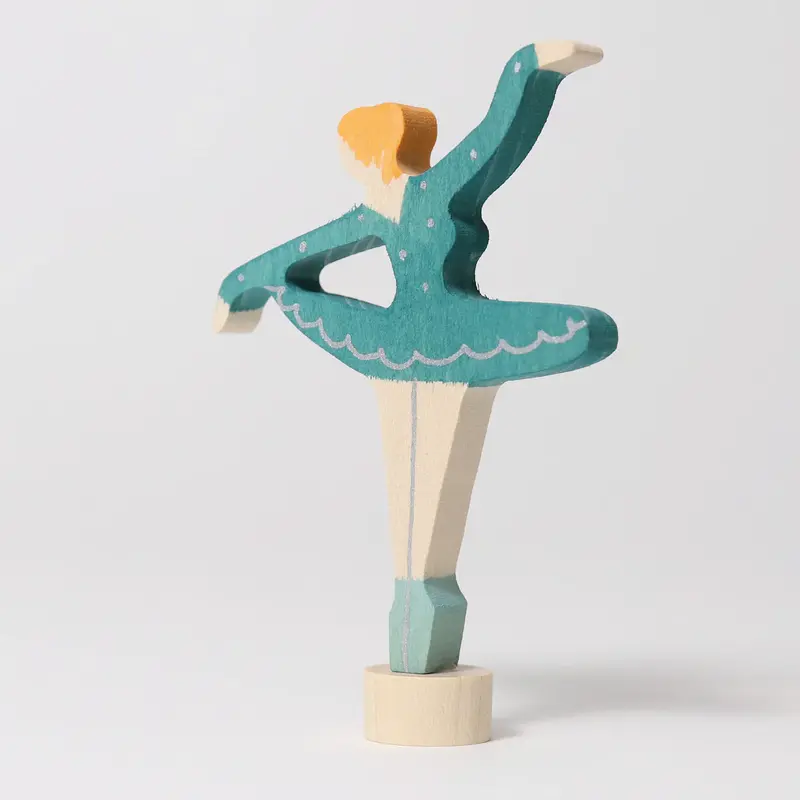 FIGUR BALLERINA GRØN