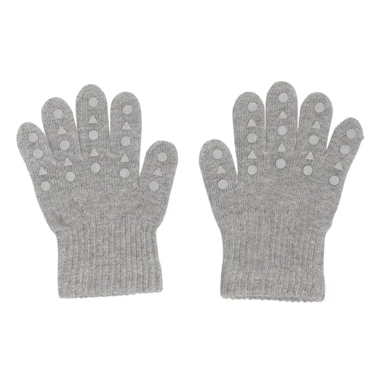 Fingervanter, grå melange