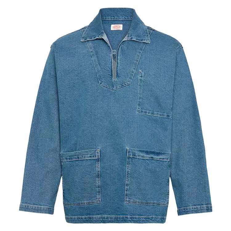 Fisherman's Denim Smock | Busseronne | Unisex | Bomuld